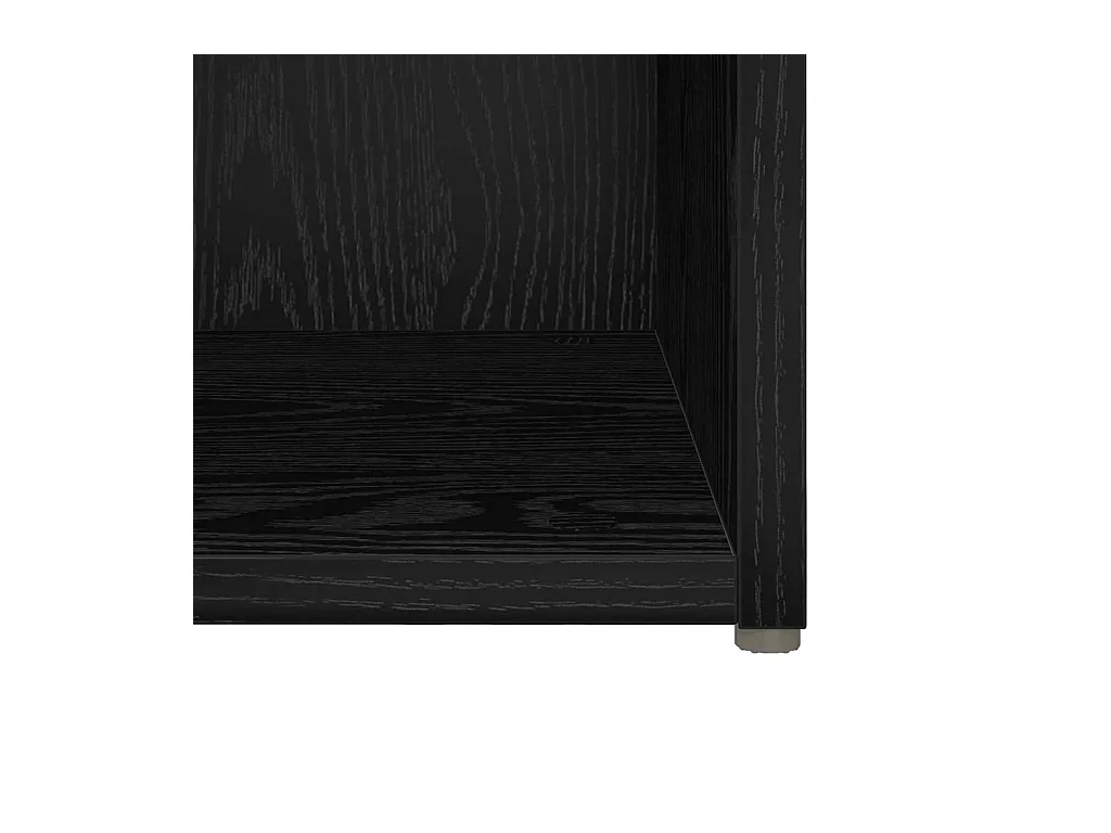 Set di mobili TV da 6 pezzi in rovere nero 37 x 35 x 72 cm
