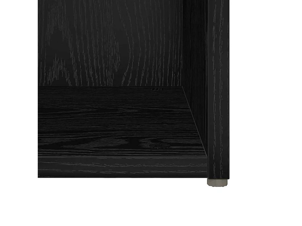 Set di mobili TV da 6 pezzi in rovere nero 37 x 35 x 72 cm