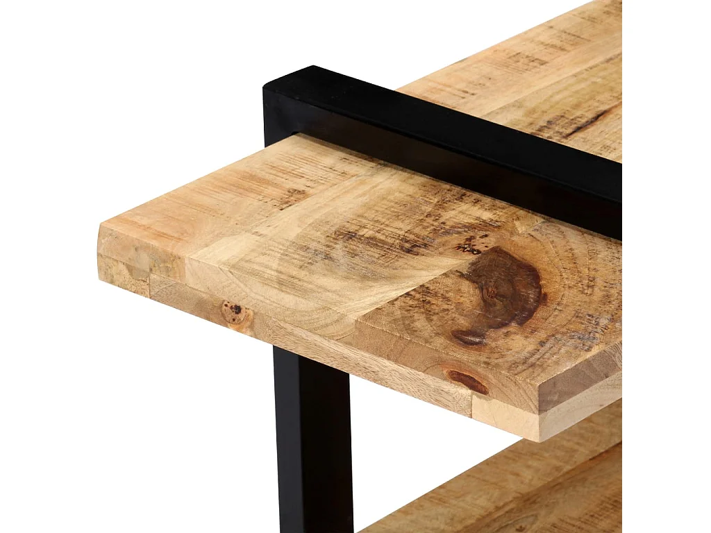 Meuble TV 247885 cm Bois de manguier massif