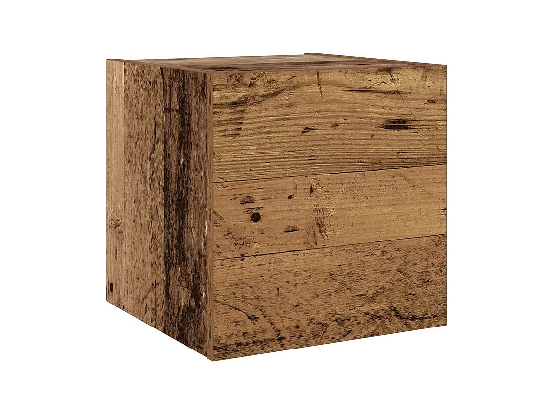 Meubles TV muraux 6 pcs vieux bois bois d'ingénierie