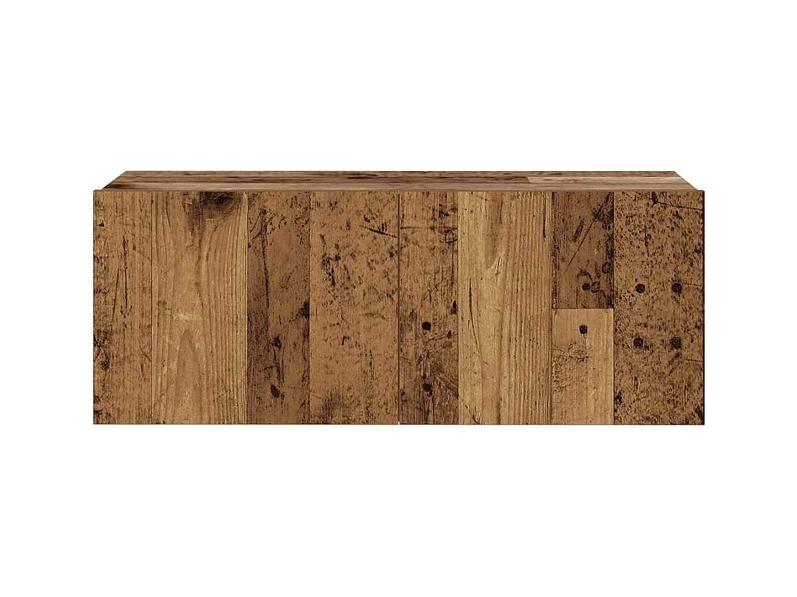 Meubles TV muraux 6 pcs vieux bois bois d'ingénierie