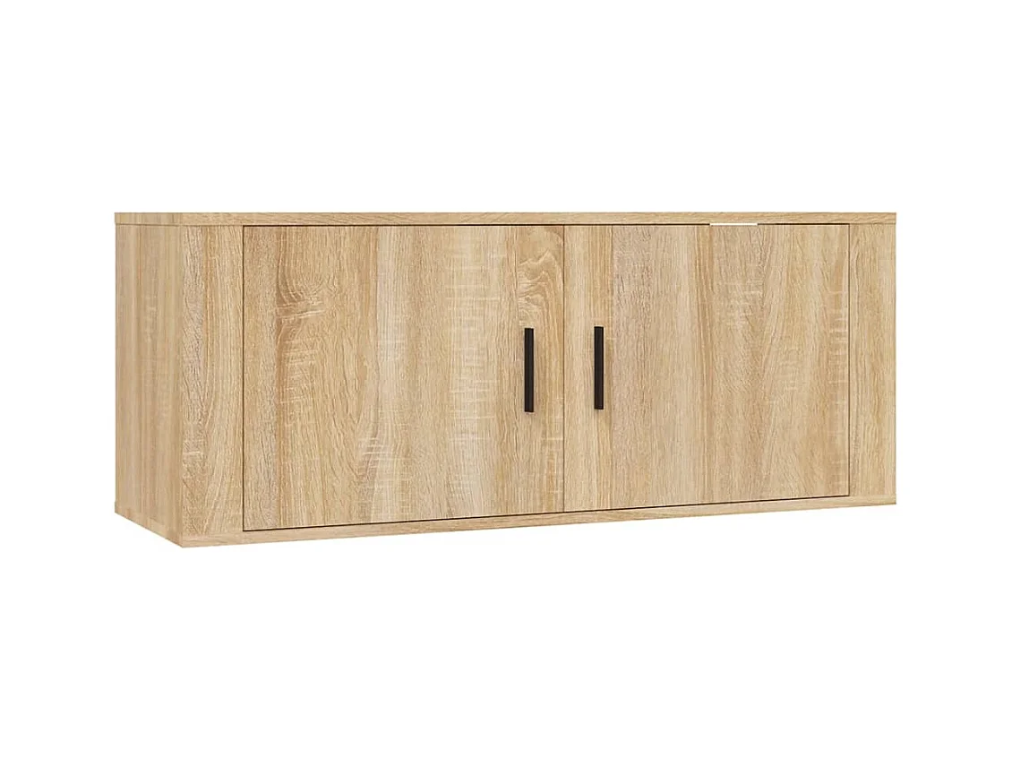 Ensemble de meubles TV 3 pcs Chêne sonoma Bois d'ingénierie