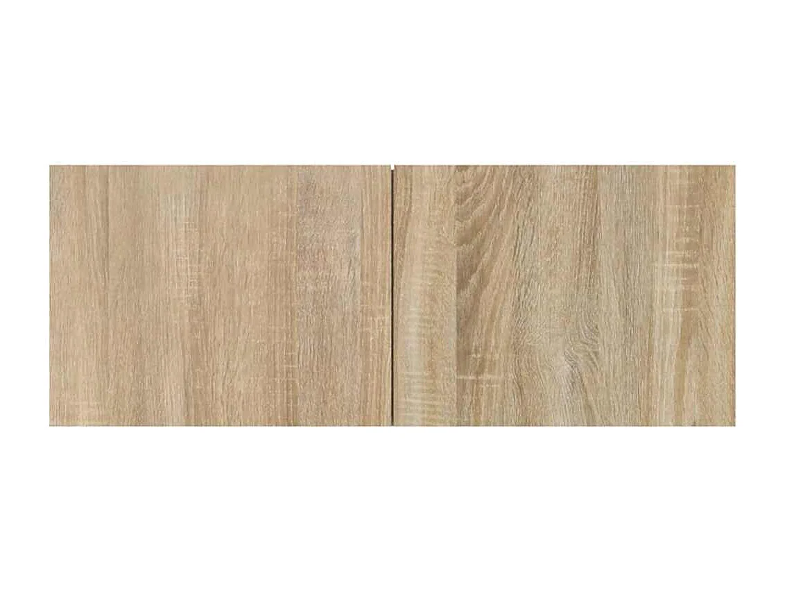 Mobile TV 2 pezzi rovere sonoma 80x30x30 cm legno ingegnerizzato