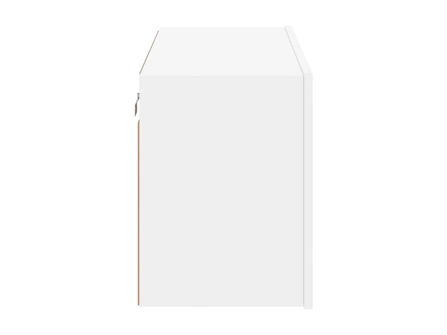 Mueble de TV de pared blanco 80x30x41 cm