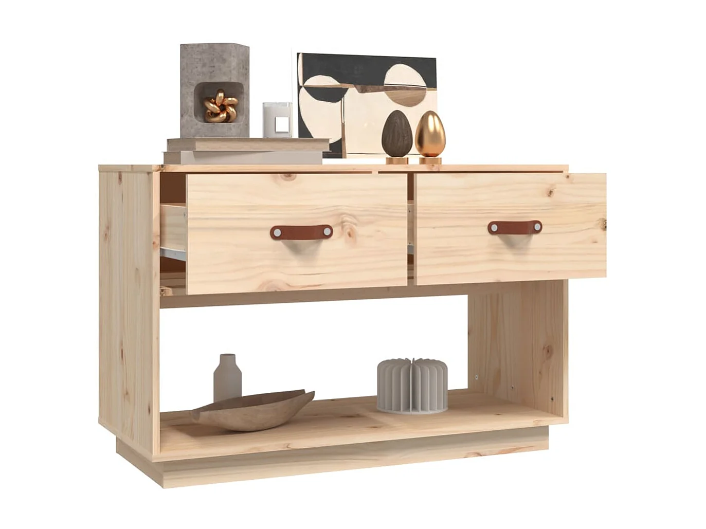 Mobile TV 90x40x60 cm Legno massello di pino