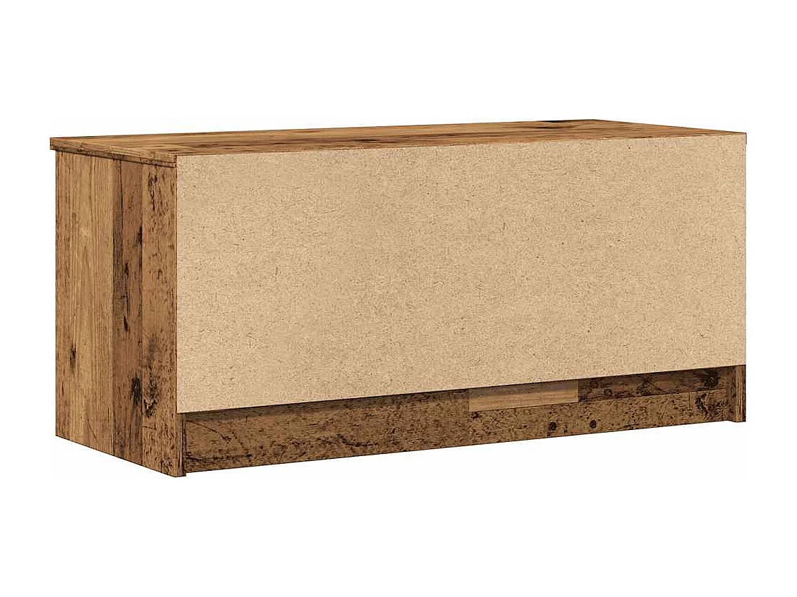 Meuble TV vieux bois 80x35x36,5 cm bois d'ingénierie
