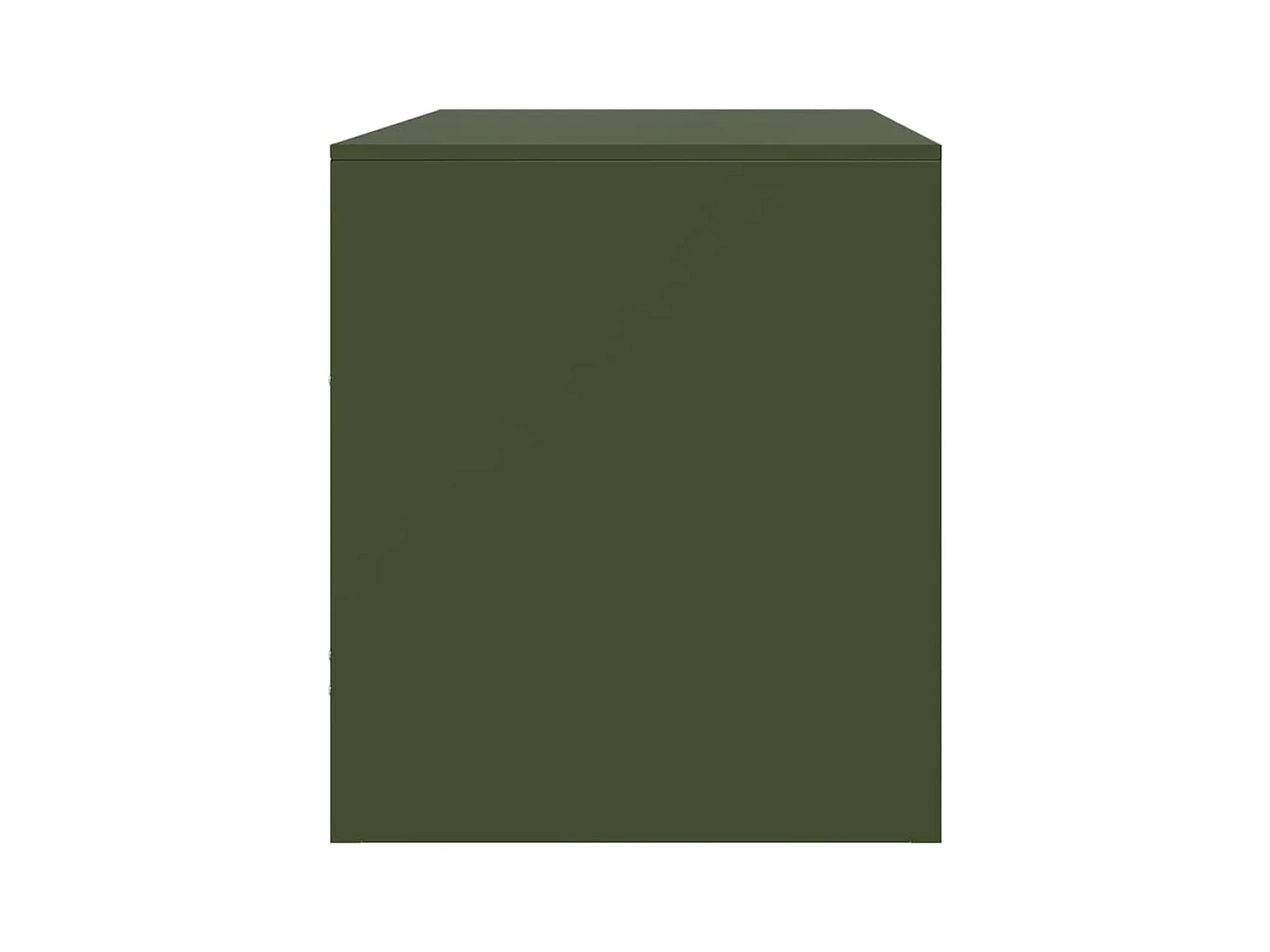 TV-kast 2 stuks olijfgroen 67x39x44 cm staal