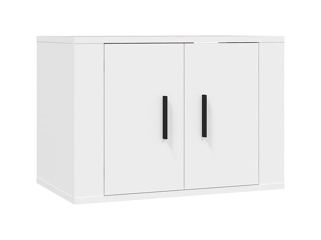 Ensemble de meubles TV 4 pcs Blanc Bois d'ingénierie