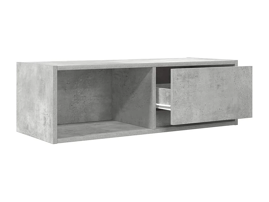 Meubles TV 2 pcs gris béton 80x31x25,5 cm bois d'ingénierie