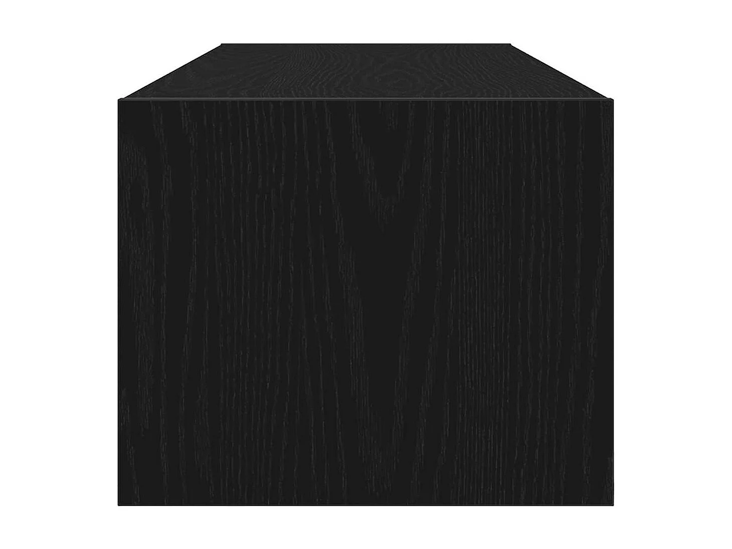 Meuble TV 2 pcs chêne noir 100x31x25,5 cm bois d'ingénierie