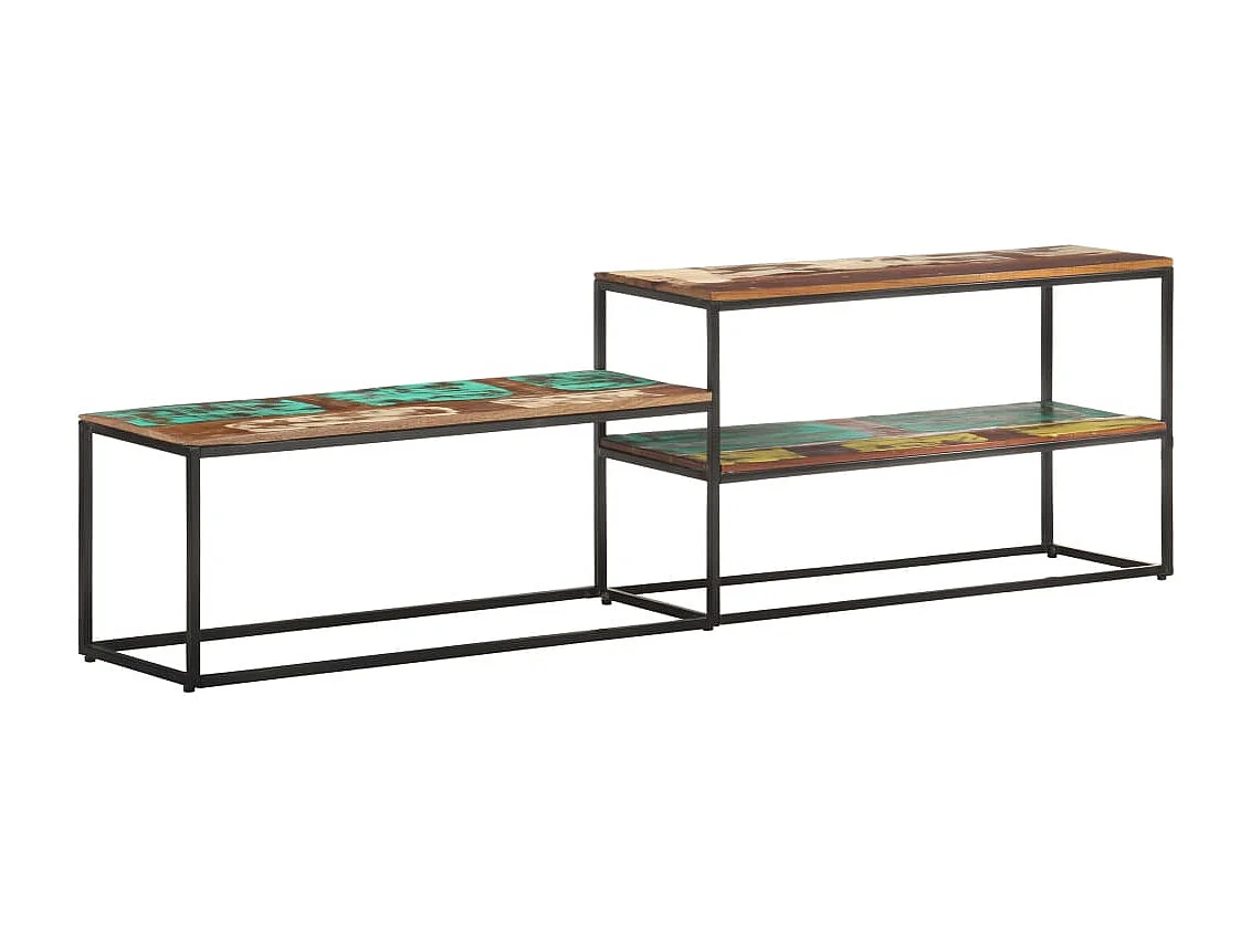 Mueble de TV 180x30x50 cm Madera maciza recuperada