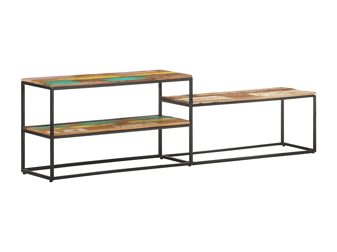 Mobile TV 180x30x50 cm Legno massello di recupero