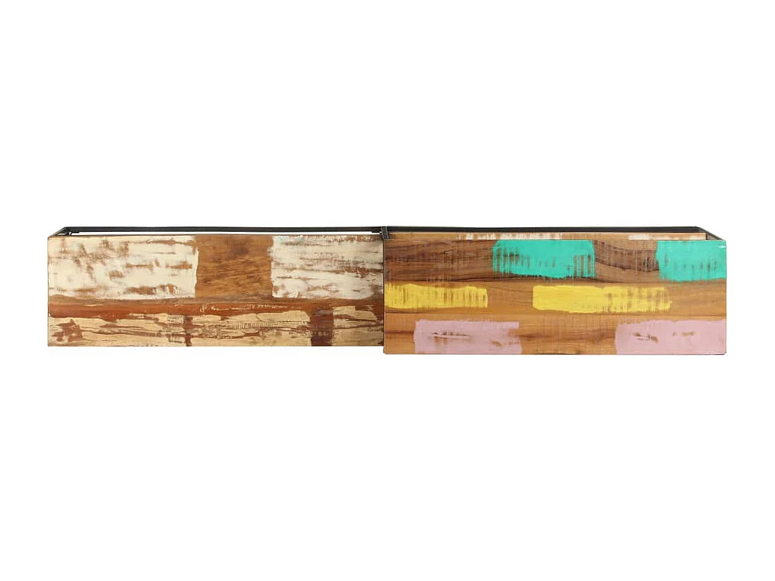 Mobile TV 180x30x50 cm Legno massello di recupero