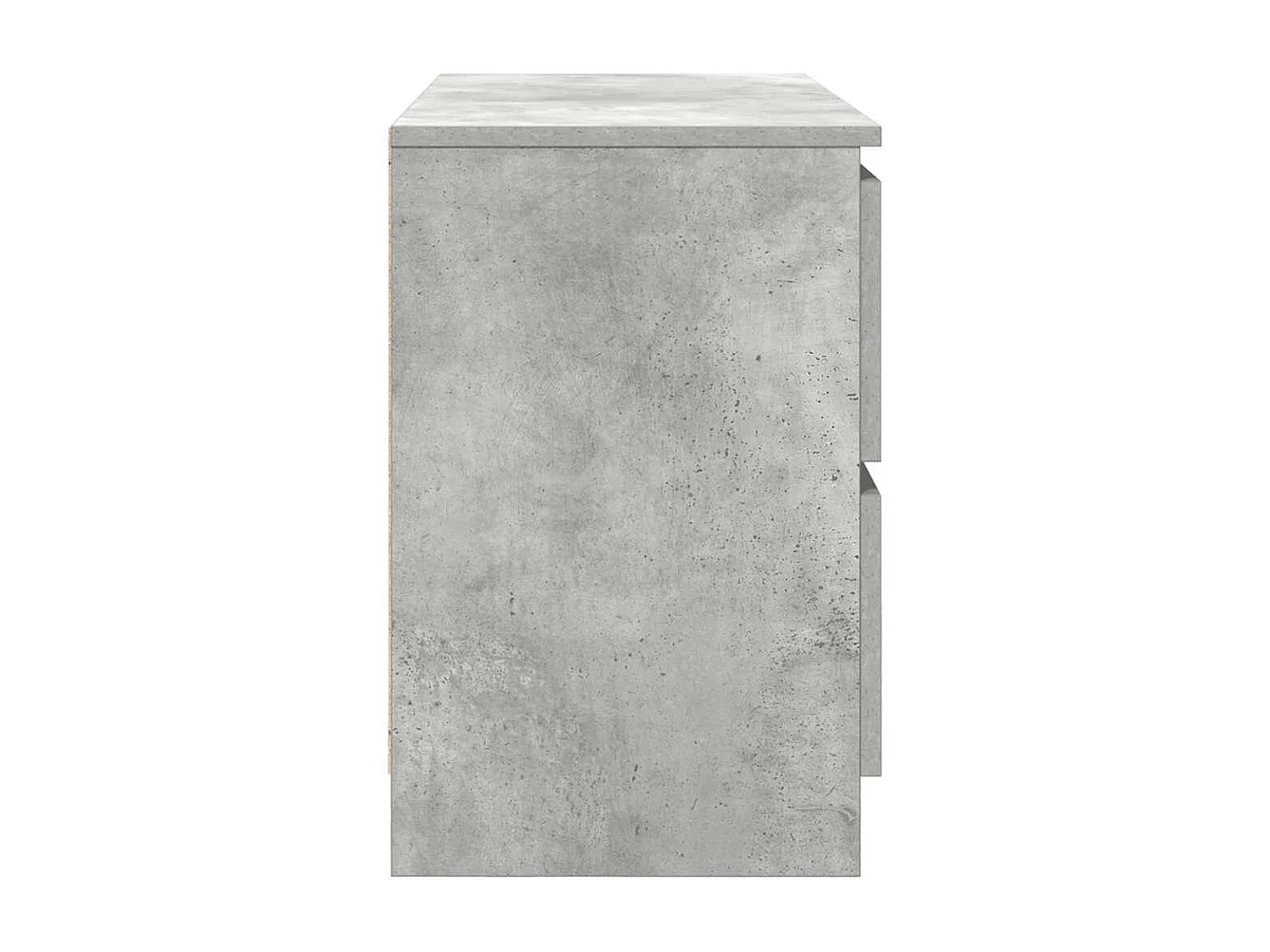 Meuble TV gris béton 80x35x54 cm bois d'ingénierie