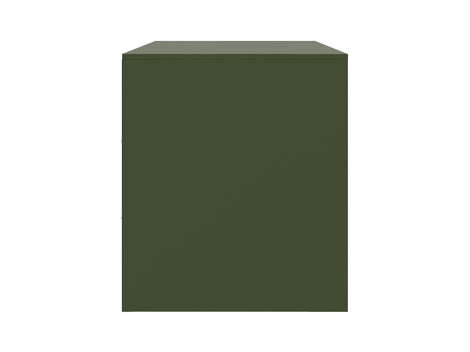 TV-kast 2 stuks olijfgroen 67x39x44 cm staal