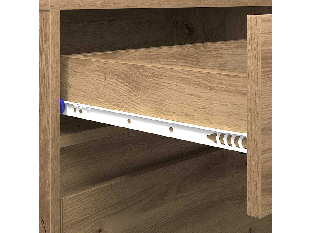 Mobile TV con cassetto Marrone 181 x 34 x 50 cm Legno ingegnerizzato