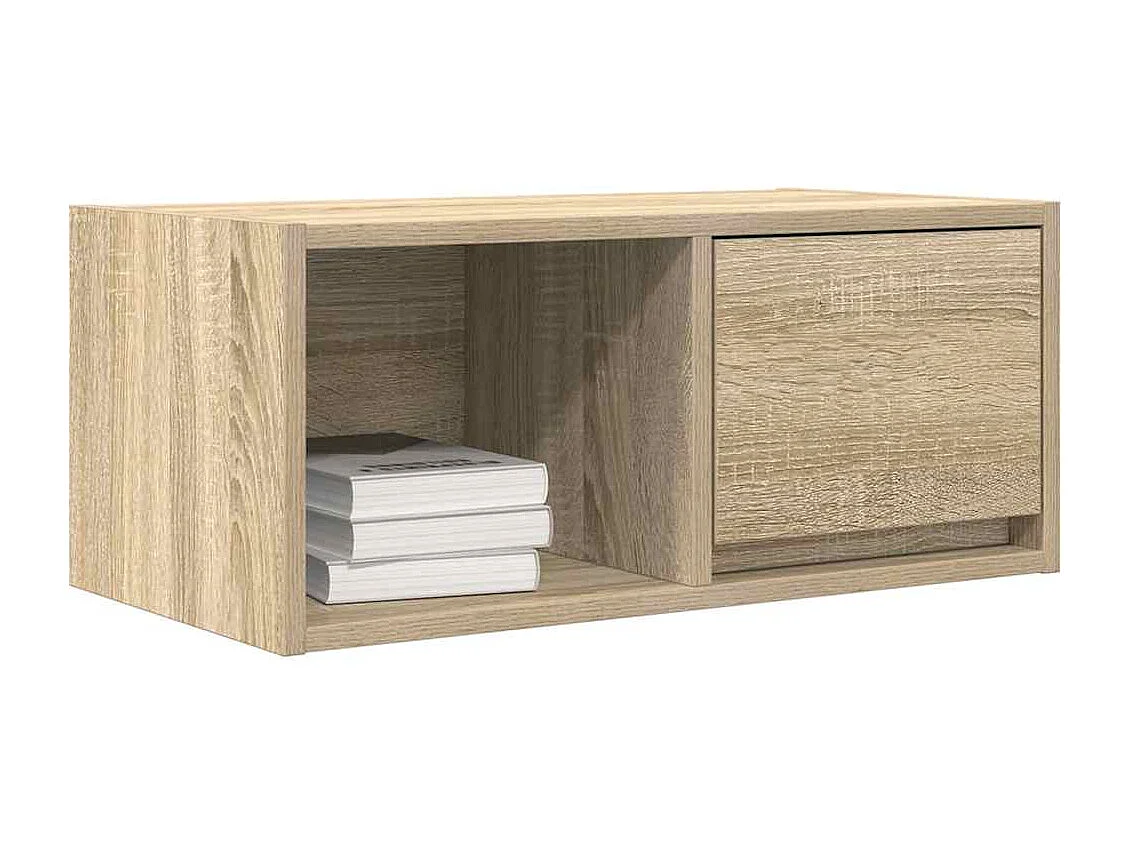Meubles TV 2 pcs chêne sonoma 60x31x25,5 cm bois d'ingénierie