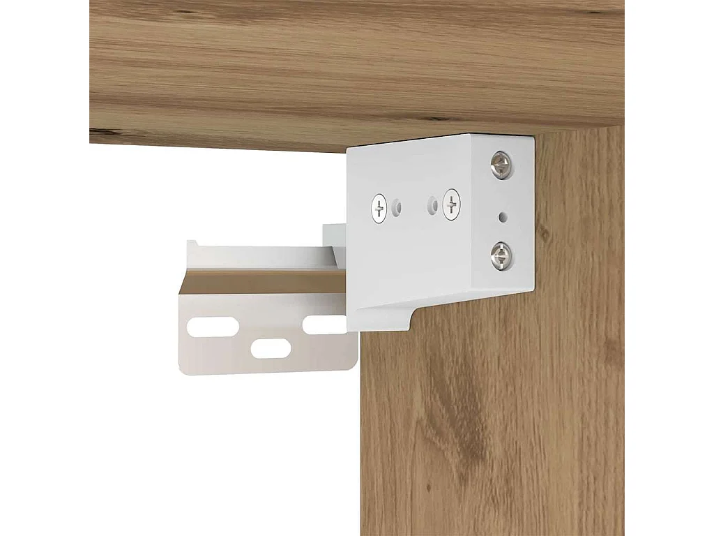 Set di mobili TV da 6 pezzi, rovere lavorato a mano, 80 x 30 x 30 cm