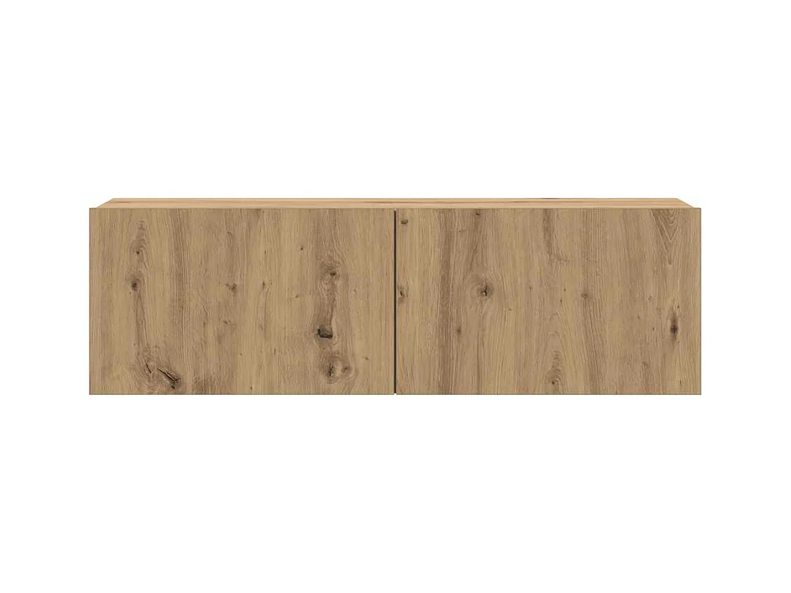 Ensemble de meuble TV mural 8 pcs chêne artisanal