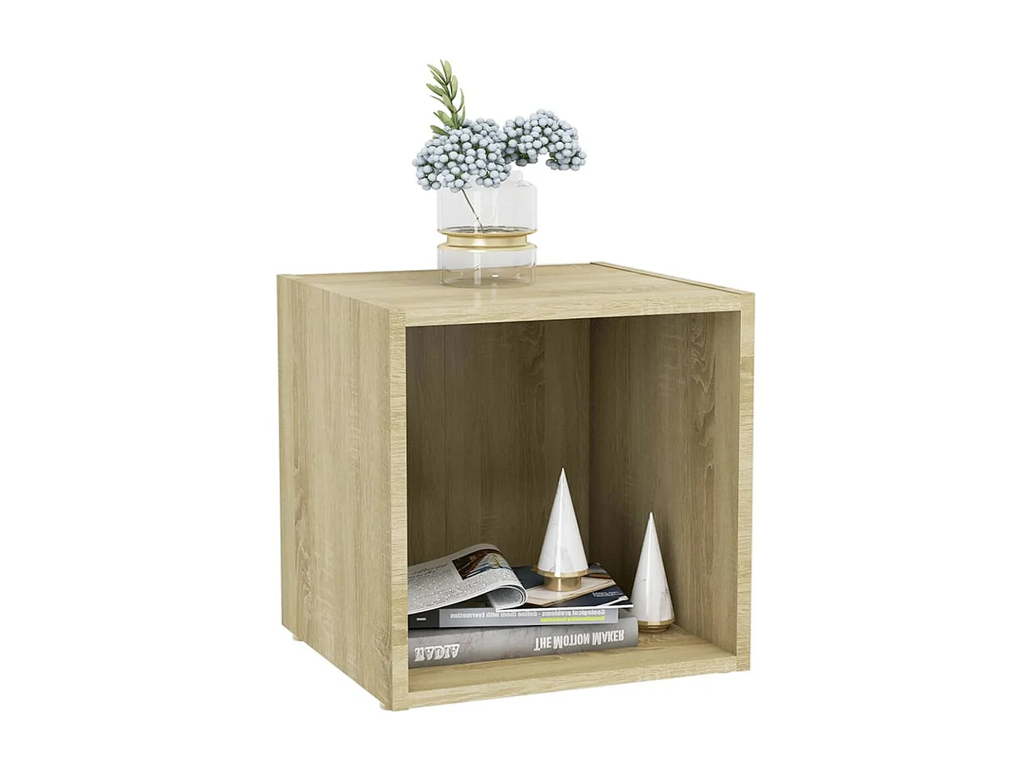 Mueble de TV 2 piezas roble sonoma 37x35x37 cm madera de ingeniería