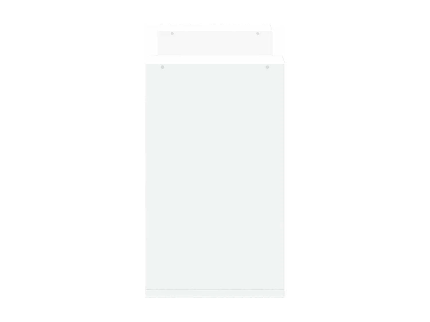 Meubles TV 2 pcs blanc 75x30x50 cm bois d'ingénierie
