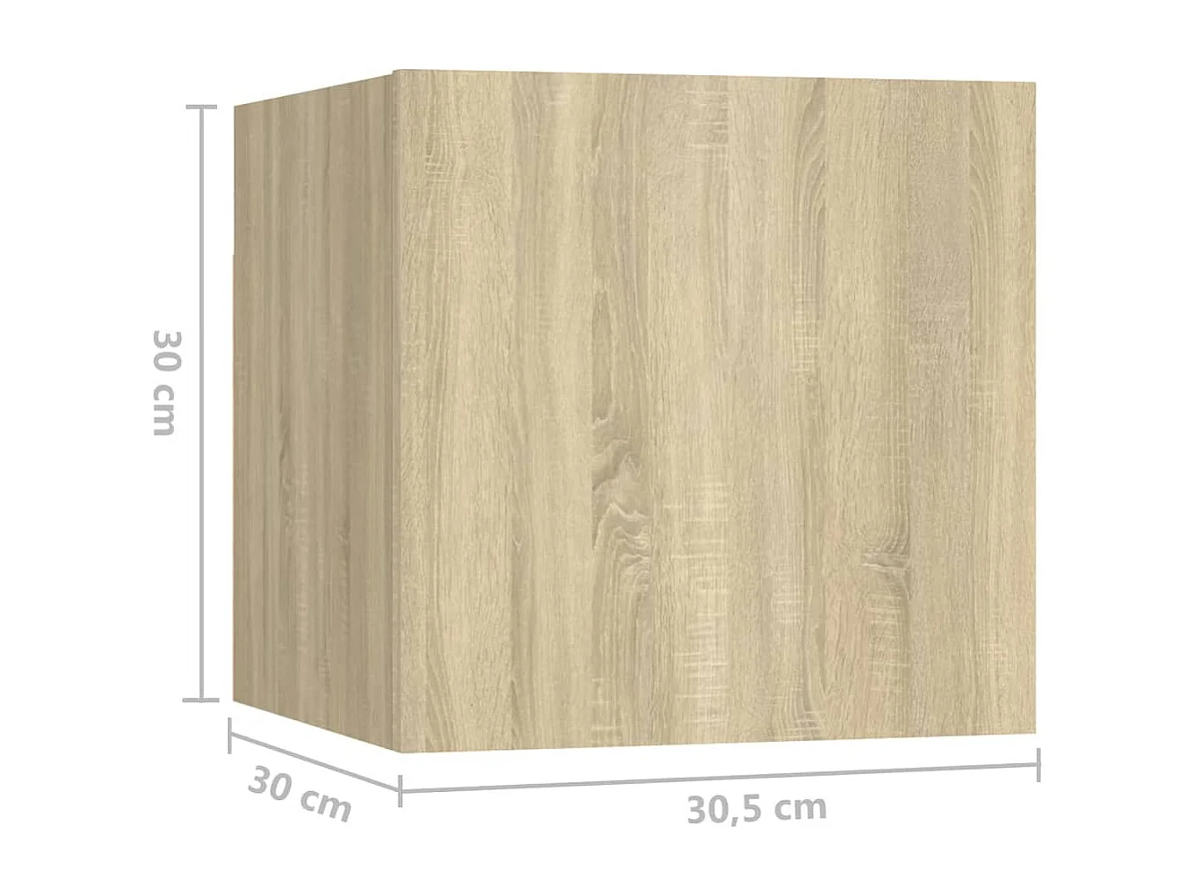Ensemble de meuble TV 7 pcs Chêne sonoma Bois d'ingénierie