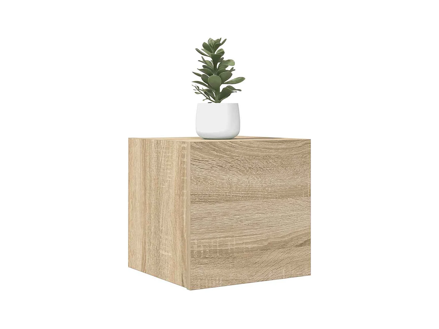 Muebles de TV de pared de 2 piezas roble Sonoma 30,5x30x30 cm