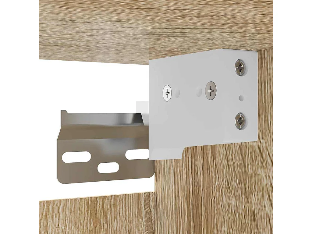 Muebles de TV de pared de 2 piezas roble Sonoma 30,5x30x30 cm