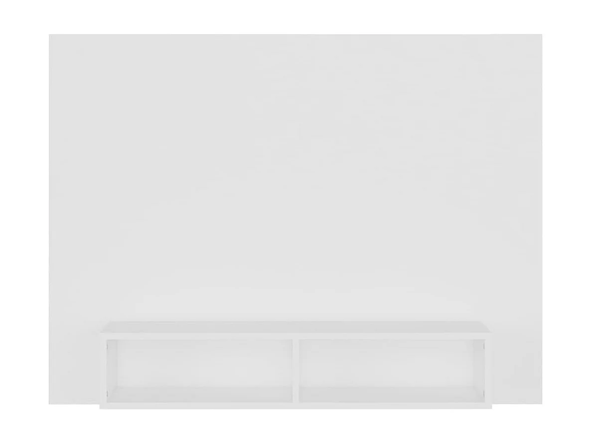 Meuble TV mural Blanc 120x23,5x90 cm Bois d’ingénierie