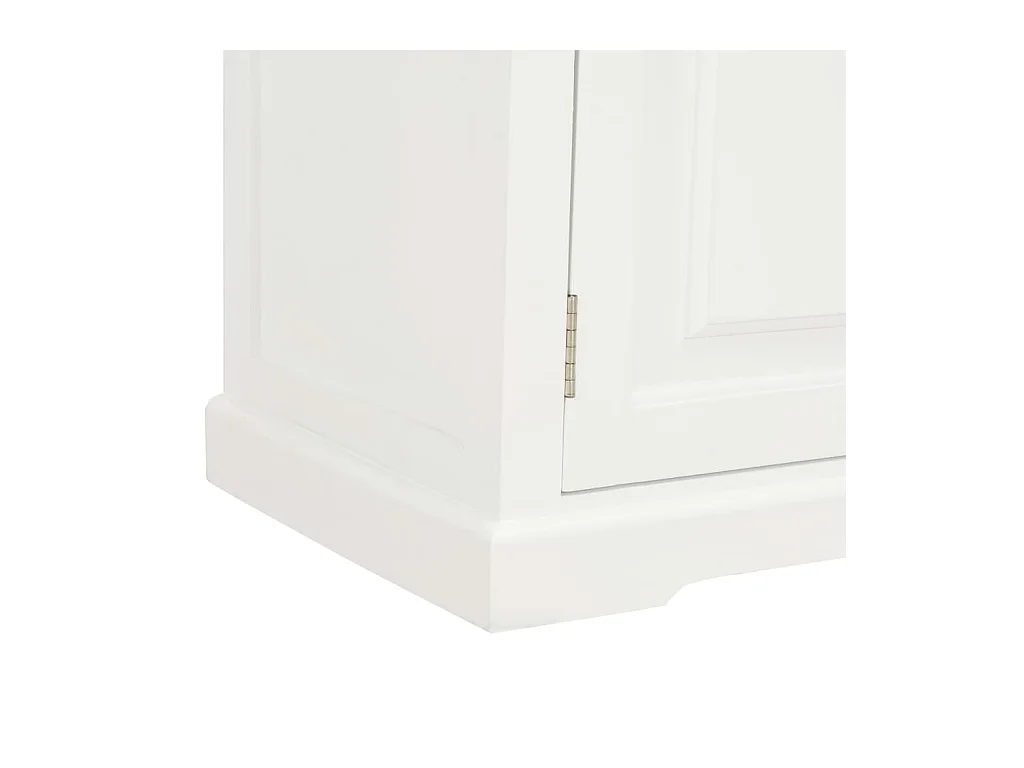 Meuble TV Blanc 90x30x40 cm Bois