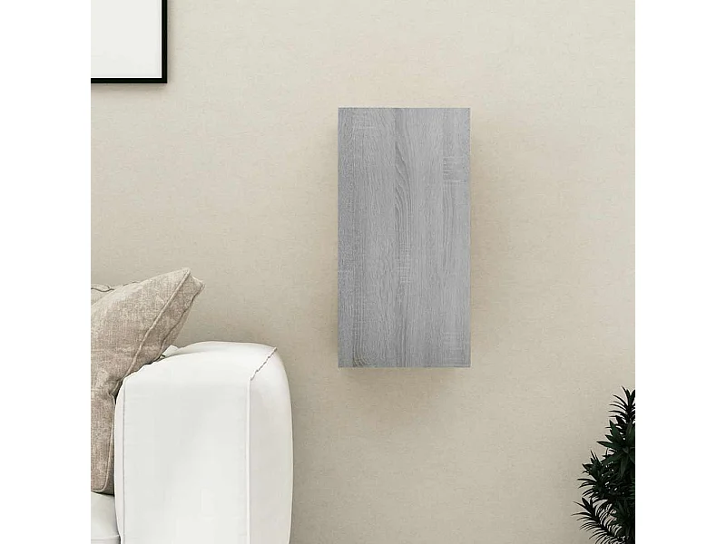 Meubles TV Sonoma gris 30,5x30x60 cm Bois d'ingénierie