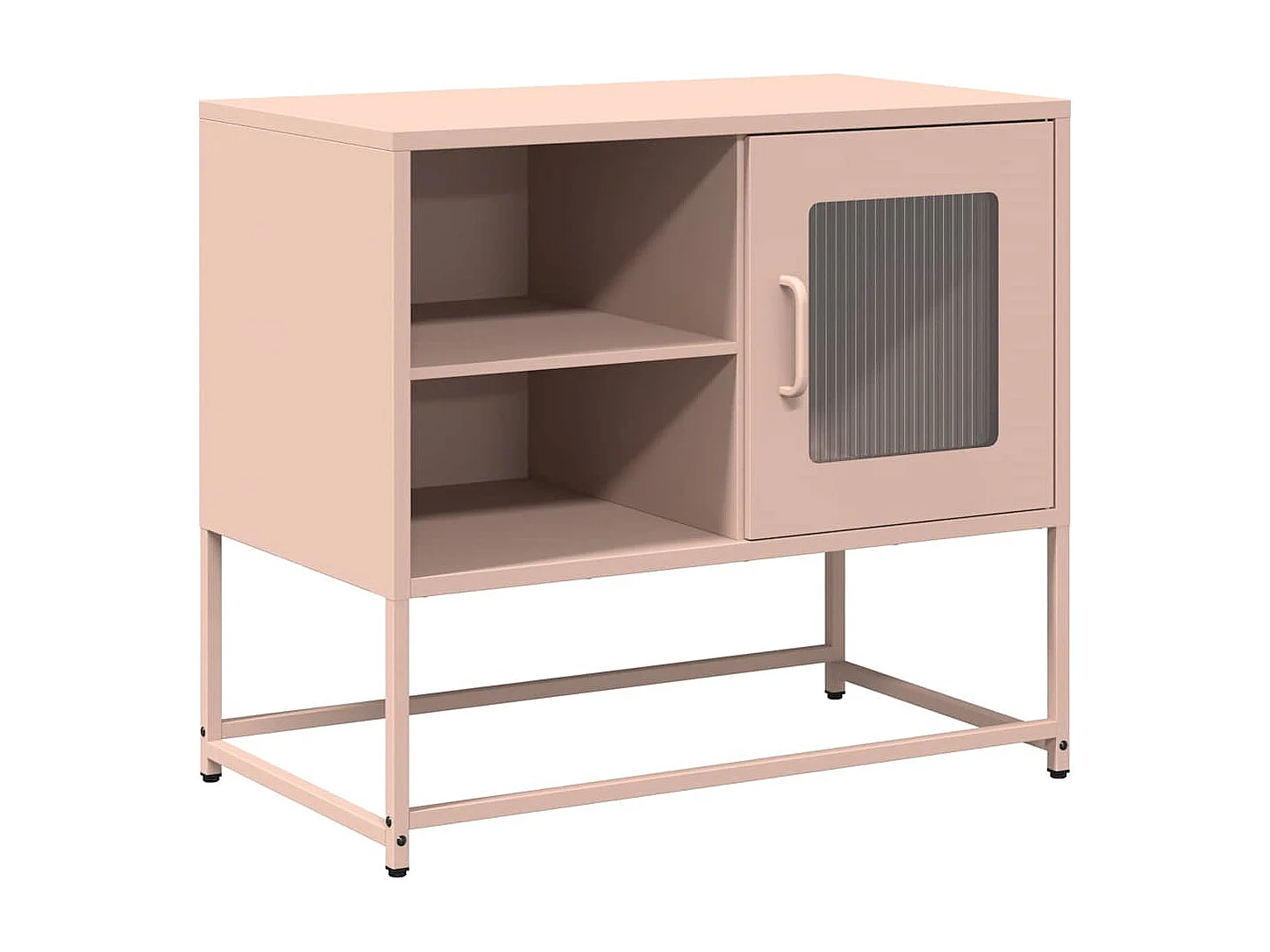 Rosa TV-Schrank 68x39x60,5 cm Stahl