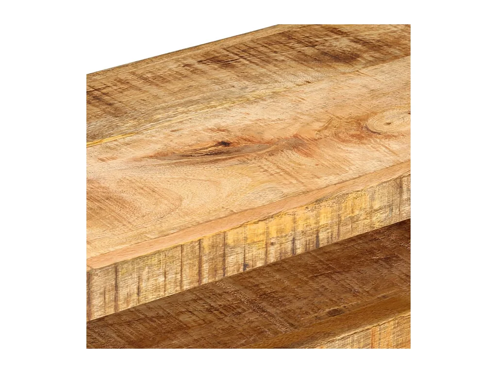 Meuble TV 110x30x40 cm Bois massif de manguier