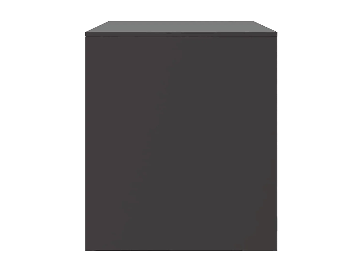 Meubles TV 2 pcs noir 67x39x44 cm acier