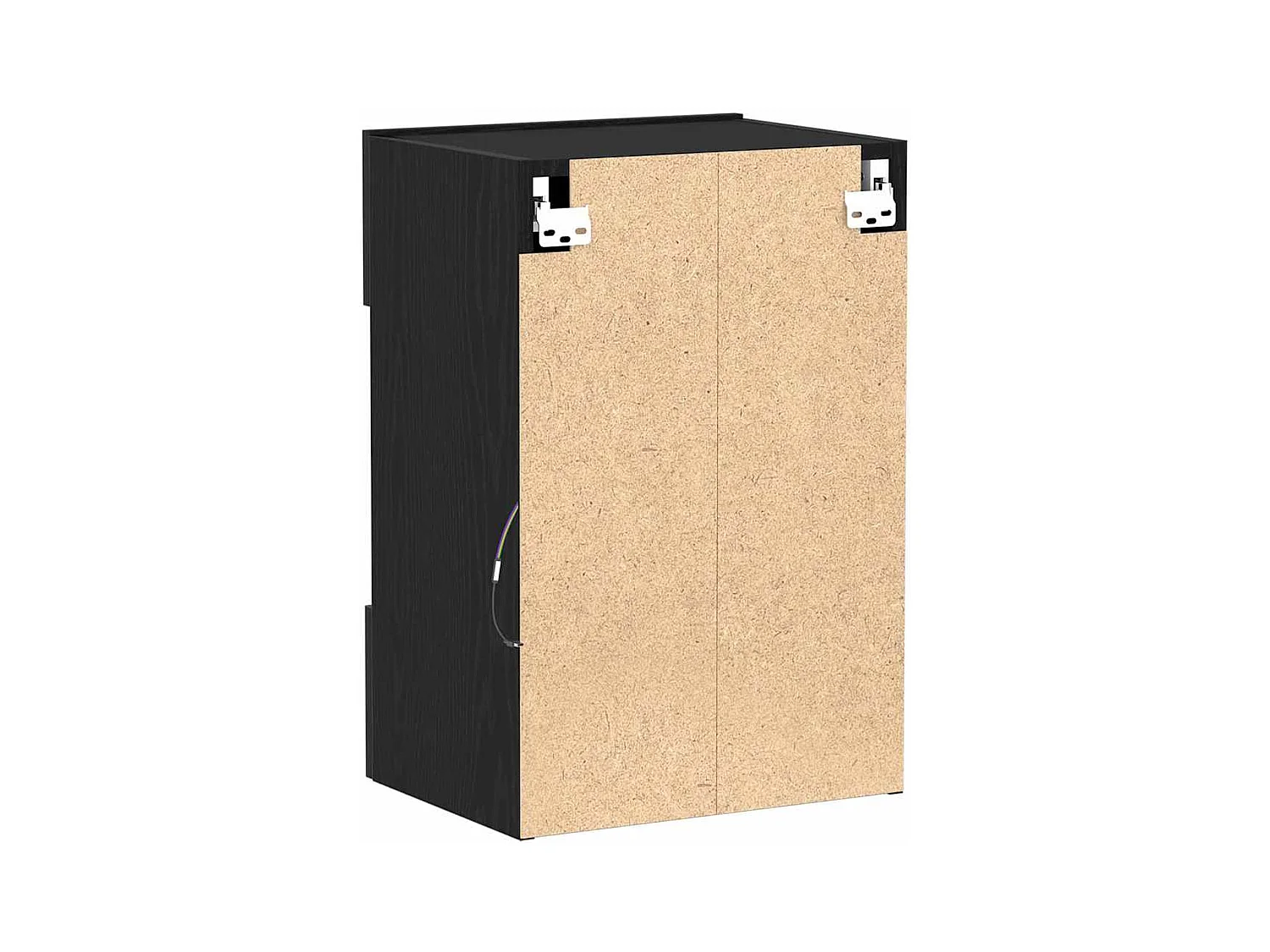 Meuble TV 2 pcs Noir 40 x 30 x 60,5 cm Bois d'ingénierie