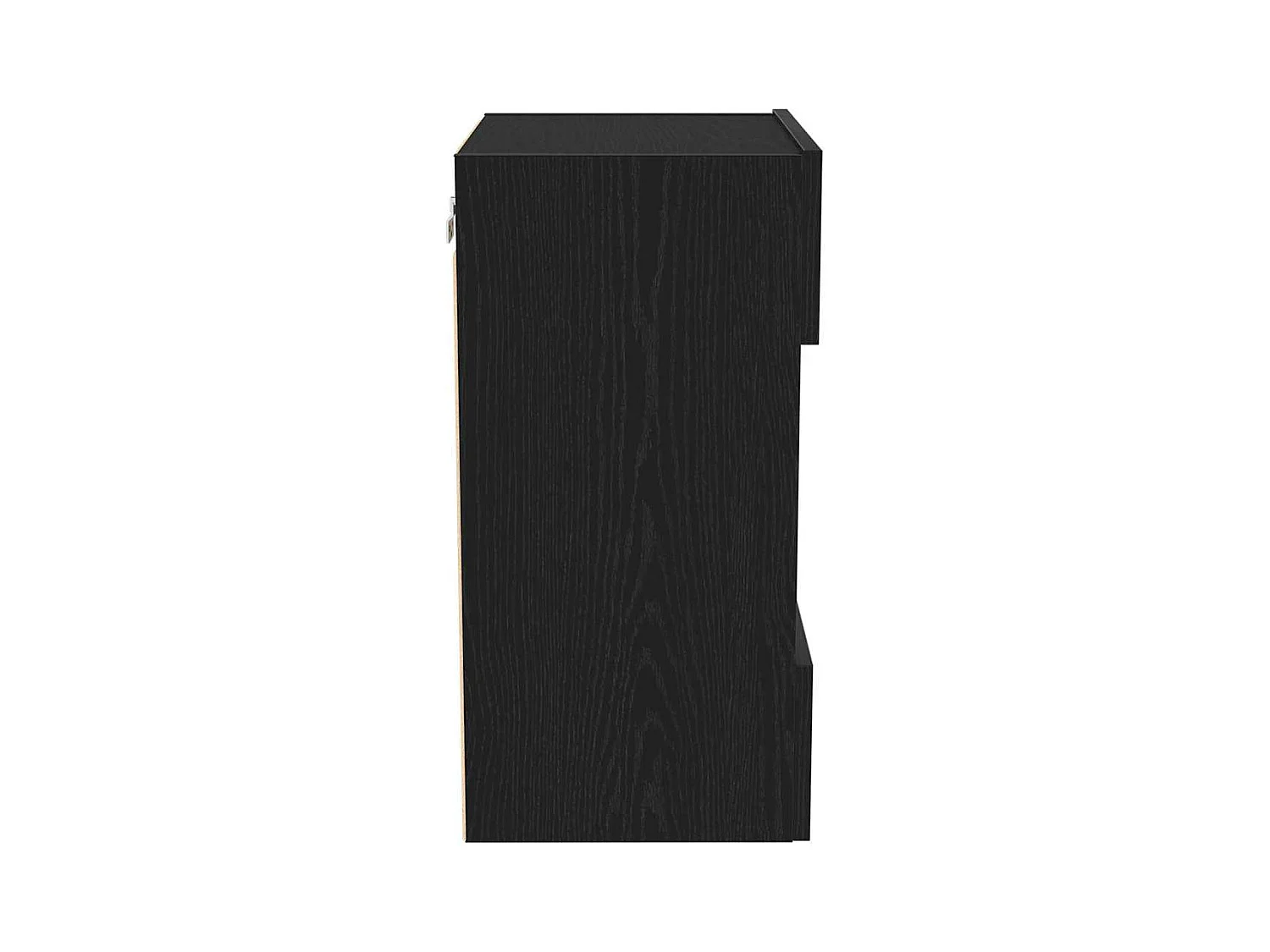 Meuble TV 2 pcs Noir 40 x 30 x 60,5 cm Bois d'ingénierie