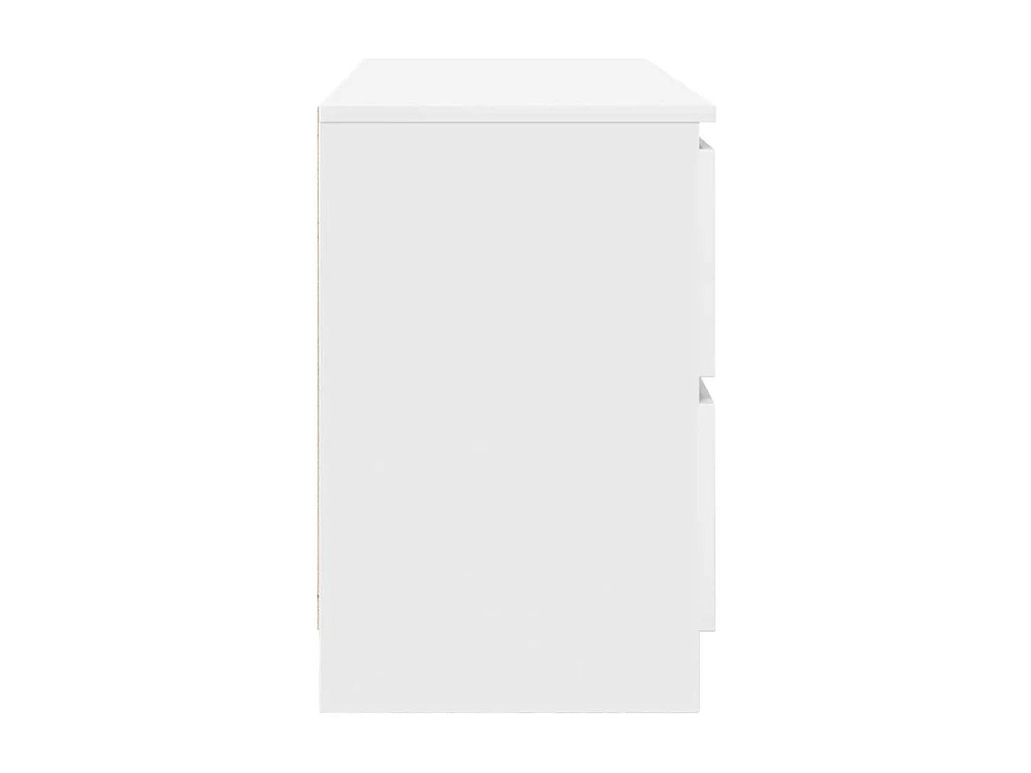 Meuble TV blanc 100x35x54 cm bois d'ingénierie