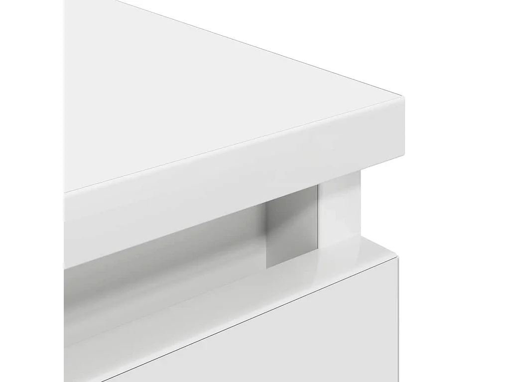 Meuble TV blanc 100x35x54 cm bois d'ingénierie