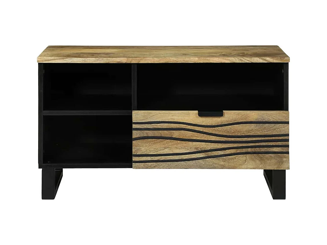 Armoire de rangement pour médias Marron 80 x 33.5 x 46 cm