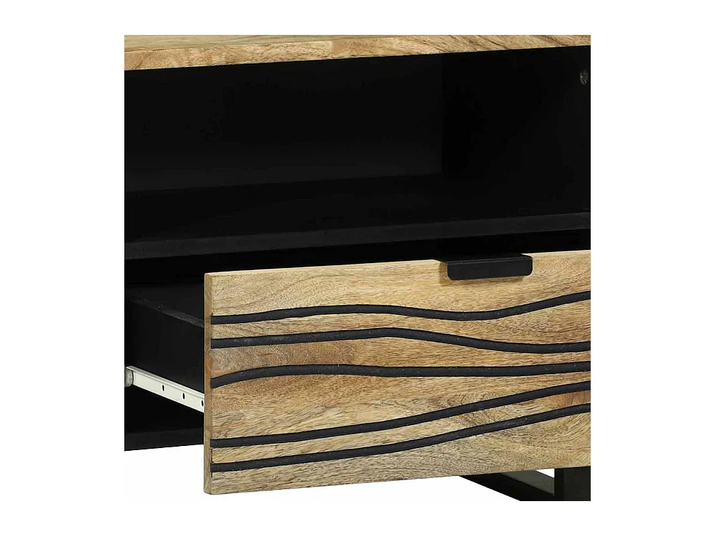 Armoire de rangement pour médias Marron 80 x 33.5 x 46 cm