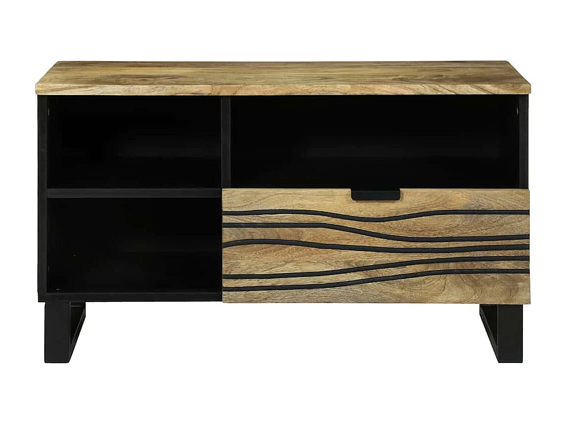 Armoire de rangement pour médias Marron 80 x 33.5 x 46 cm