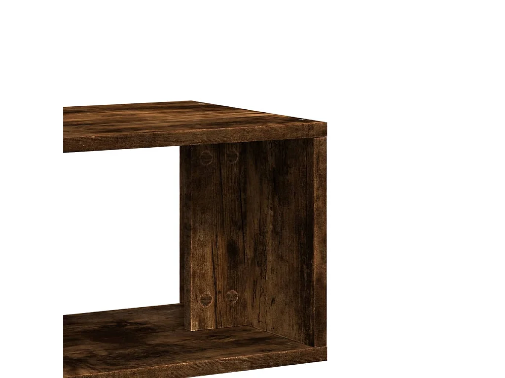 Meubles TV 2 pcs chêne fumé 75x30x50 cm bois d'ingénierie