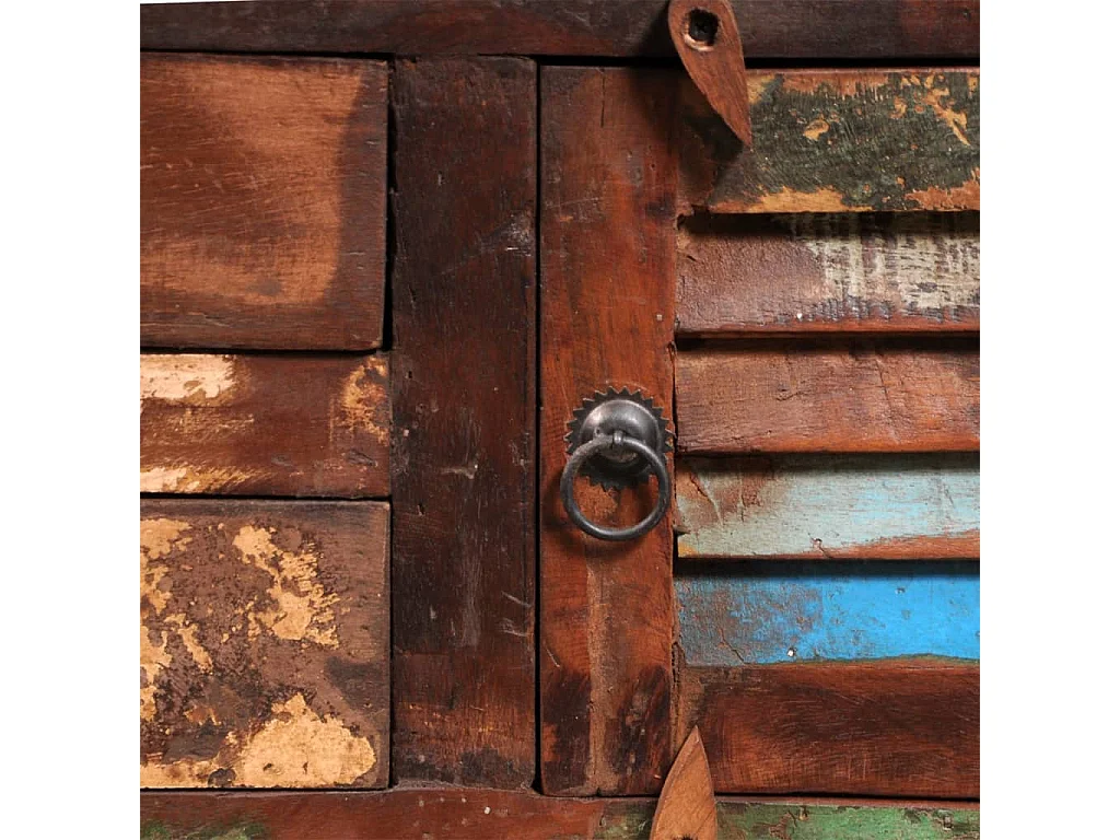 Buffet de téléviseur Bois massif de récupération