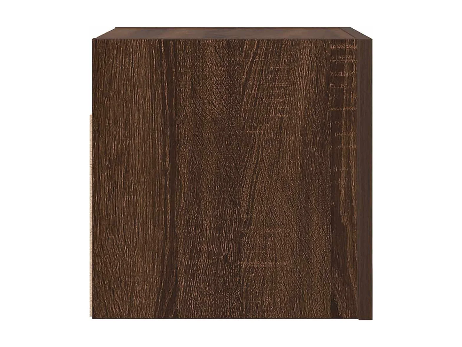 2-delige wandmeubels voor tv, bruin eiken, 30,5x30x30 cm