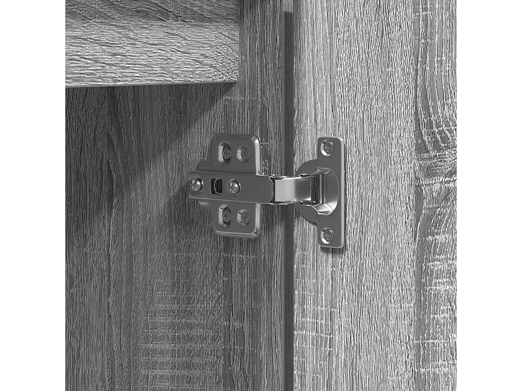 Meuble TV avec LED Sonoma gris 100 x 38 x 49 cm