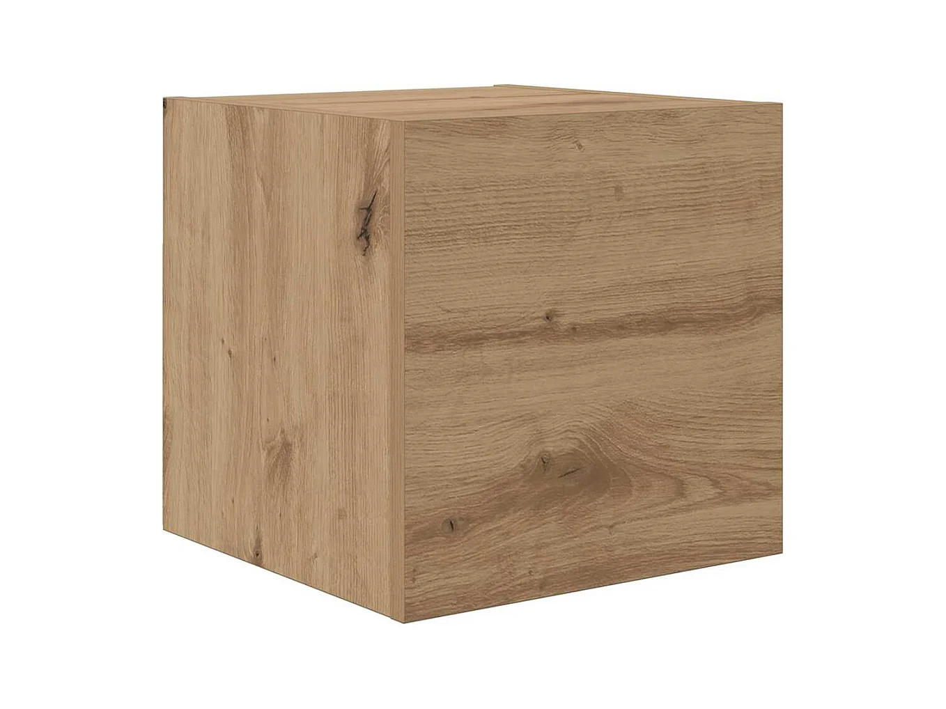 Set di mobili TV da 4 pezzi, rovere lavorato a mano, 80 x 30 x 30 cm