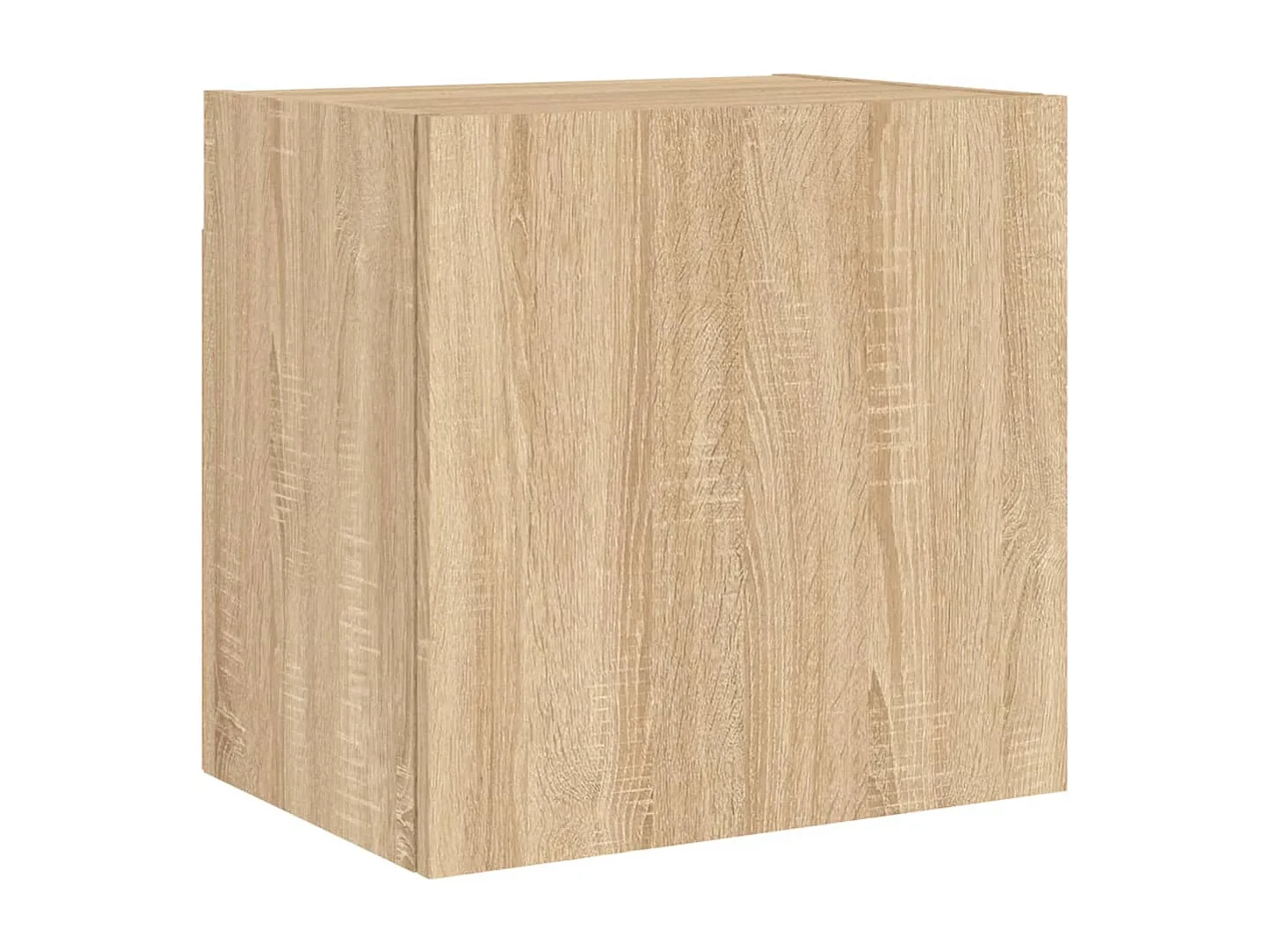 Parete attrezzata TV a 4 pezzi, Rovere Sonoma, legno ingegnerizzato