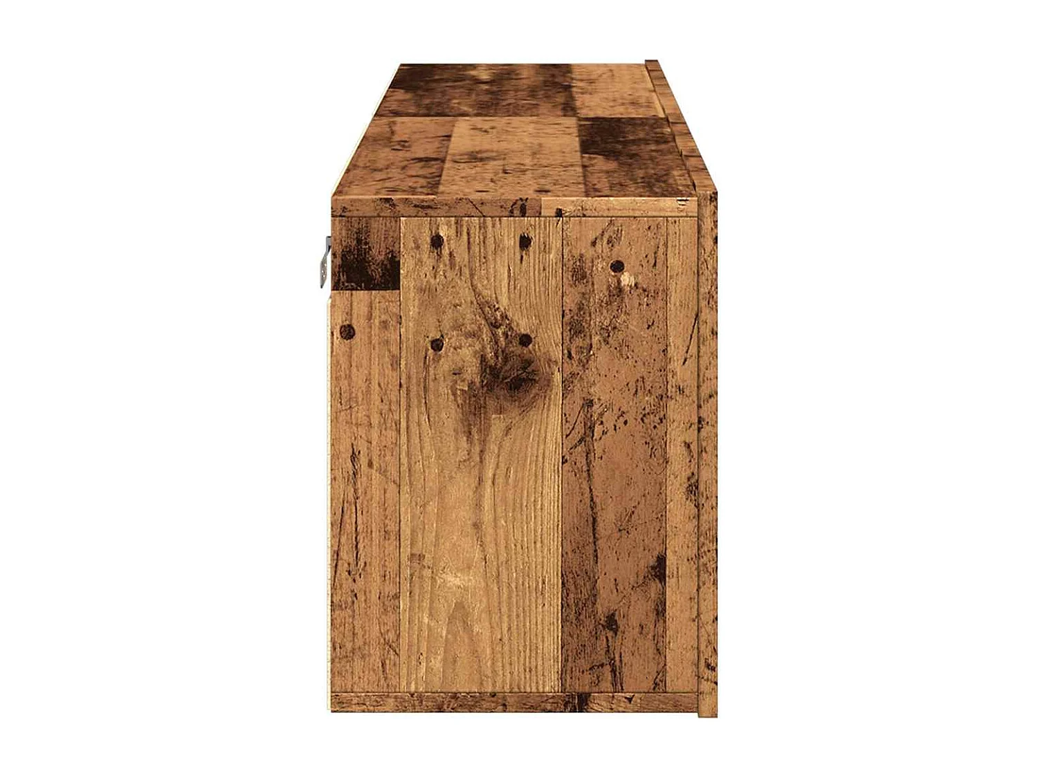 2-delige wandmeubels voor tv, oud hout, 60x30x41 cm