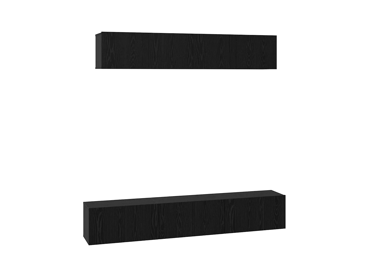 Ensemble meuble TV 5 pcs Chêne noir 100 x 30 x 30 cm