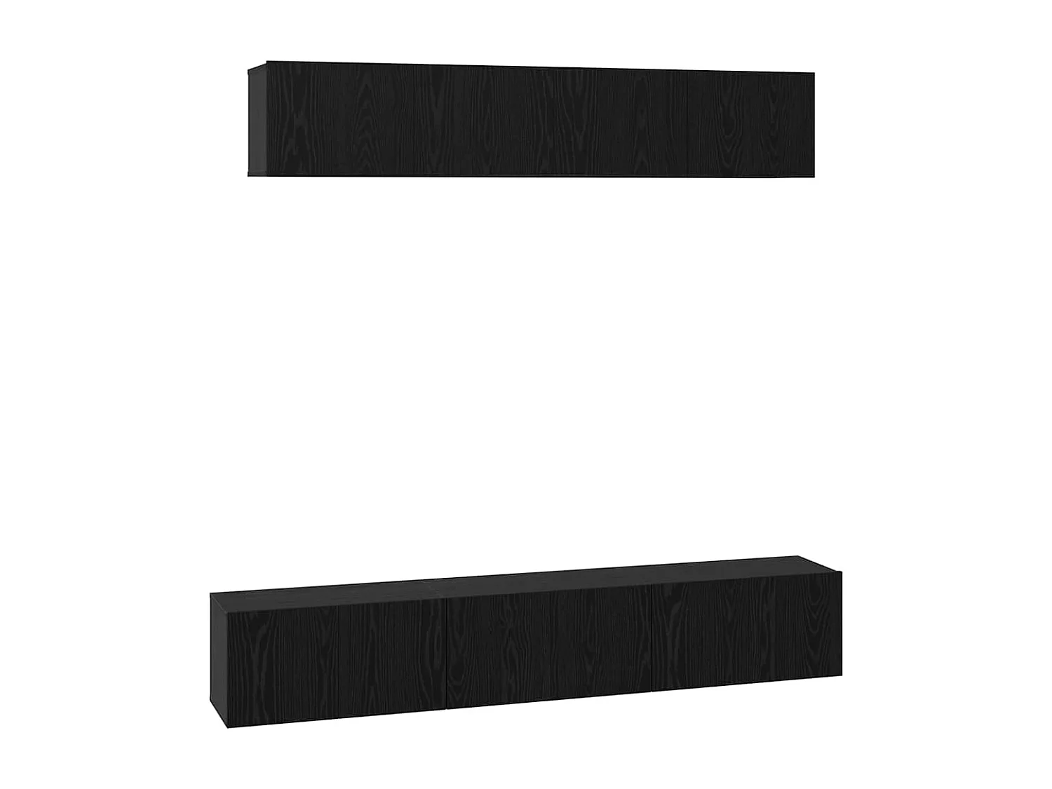 Ensemble meuble TV 5 pcs Chêne noir 100 x 30 x 30 cm